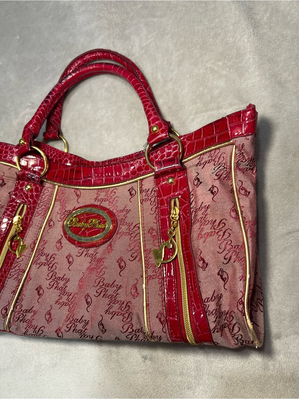 Baby phat Y2K tote shoulder bag - Picture 2 of 9